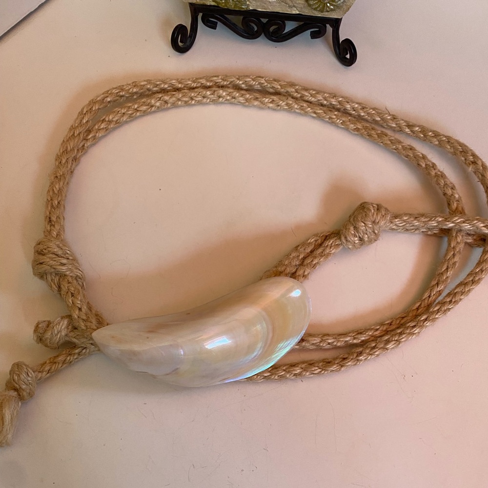 Belt- Elegant Cream Shell - Picture 2 of 11
